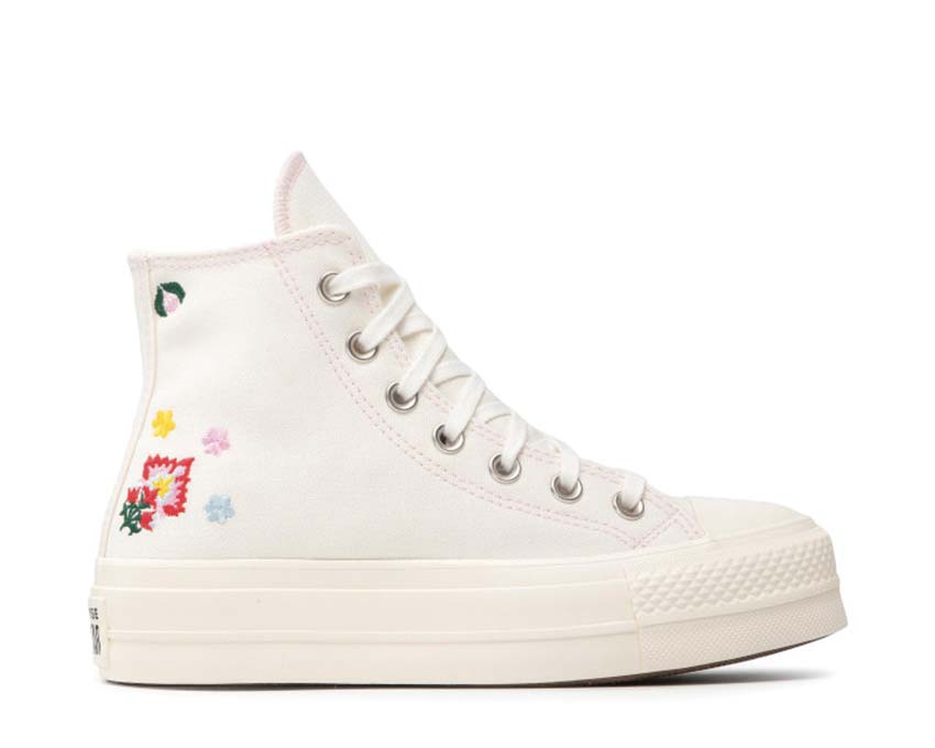 Converse CTAS Lift Hi Black / Egret / Pink / Khaki A02198C