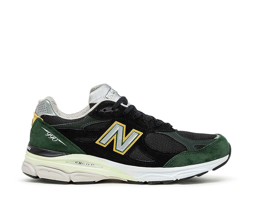 New Balance 990 V3 Black Green M990CP3