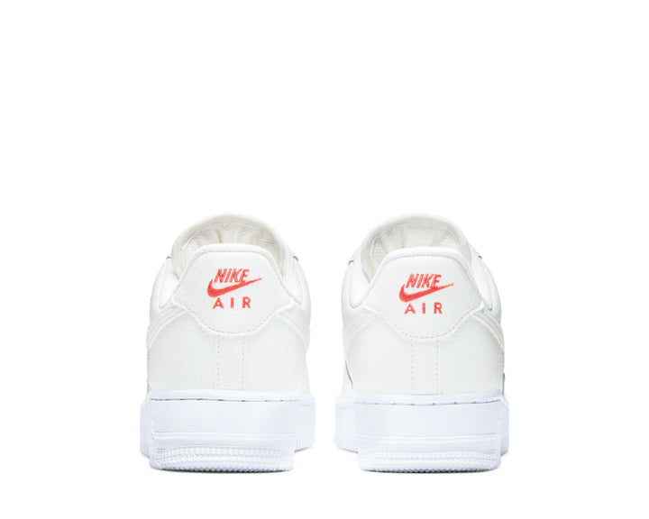 Nike Air Force 1 '07 Essential Summit White / Summit White - Solar Red CT1989-101
