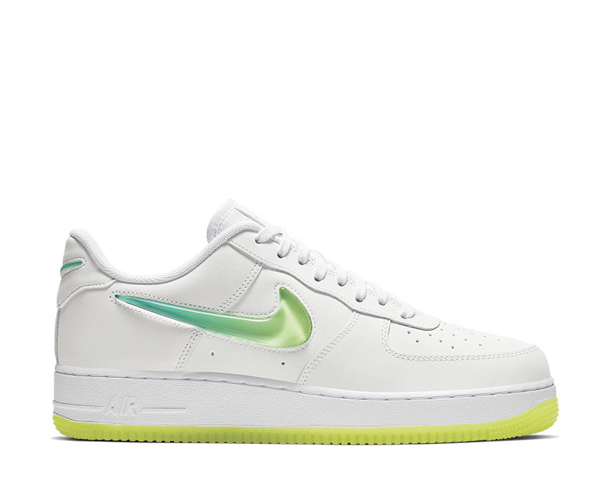 Nike Air Force 1 '07 Premium White Volt Hyper Jade AT4143-100