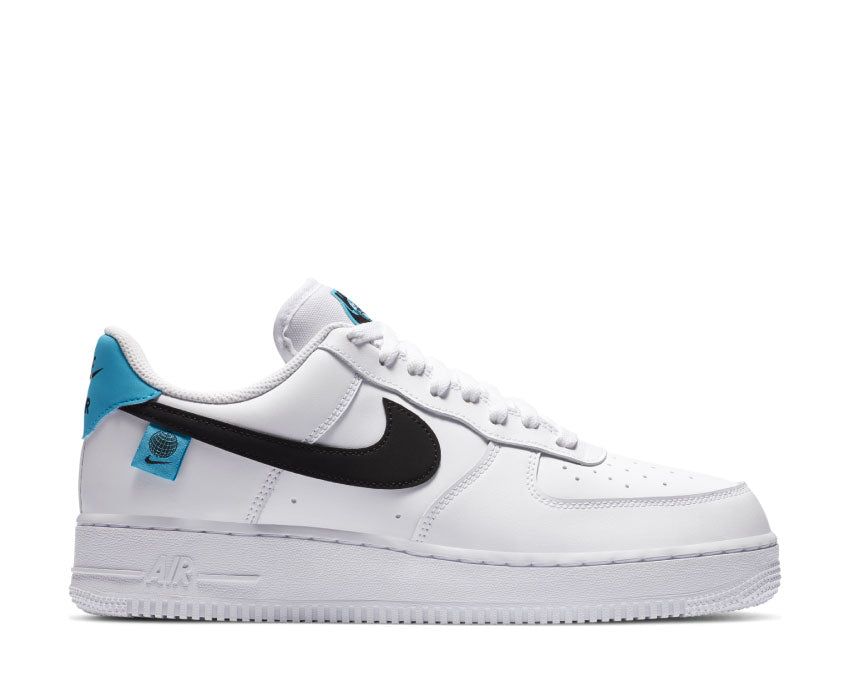 Nike Air Force 1 '07 White / Blue Fury - Black CK7648-100