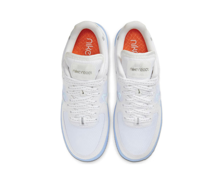 Nike Air Force 1 React QS White / Light Bone - Sail - Rush Coral CQ8879-100