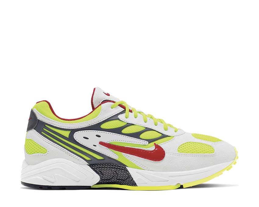 Nike Air Ghost Racer White Atom Red Neon Yellow Dark Grey AT5410-100