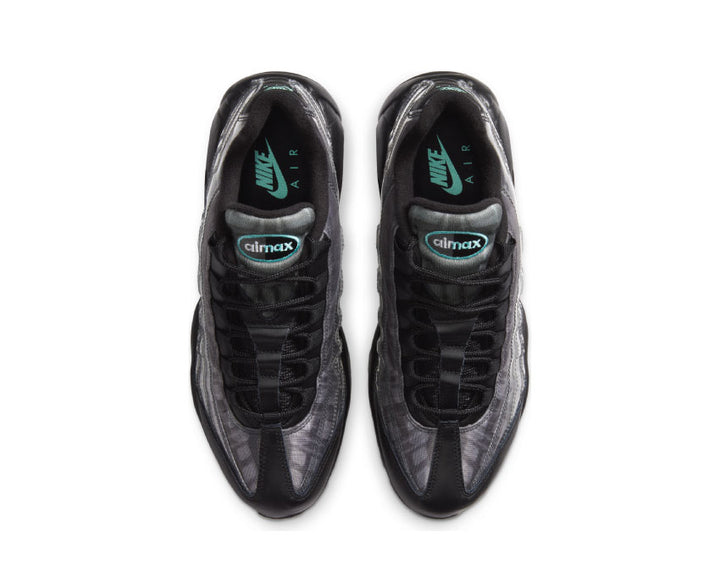 Nike Air Max 95 Black / Black - Aurora Green - Smoke Grey DA7735-001