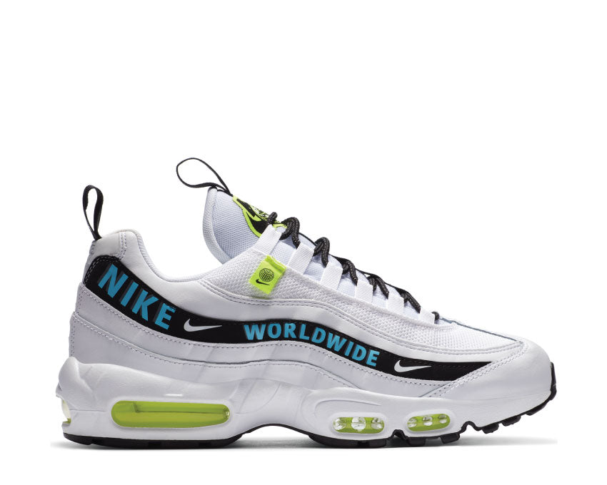 Nike Air Max 95 SE White / Blue Fury - Volt - Black CT0248-100