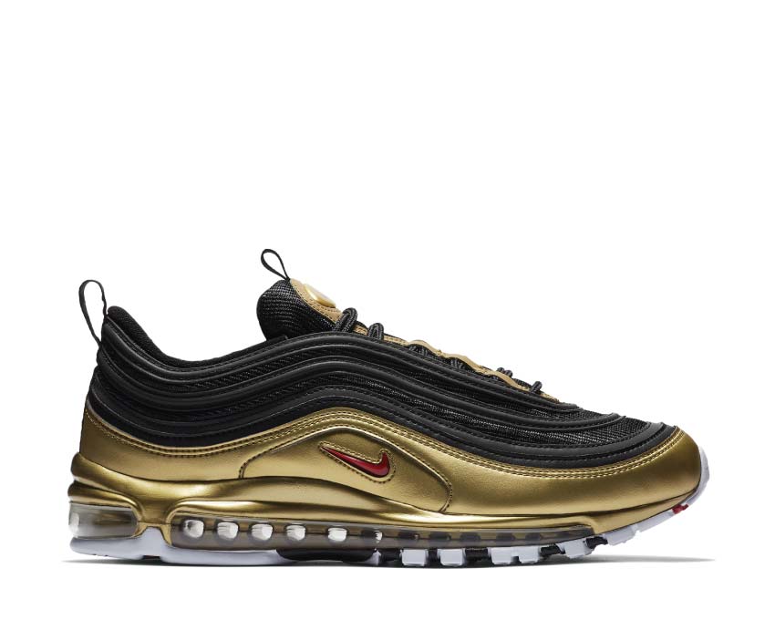 Nike Air Max 97 QS Black Varsity Red Metallic Gold White AT5458-002