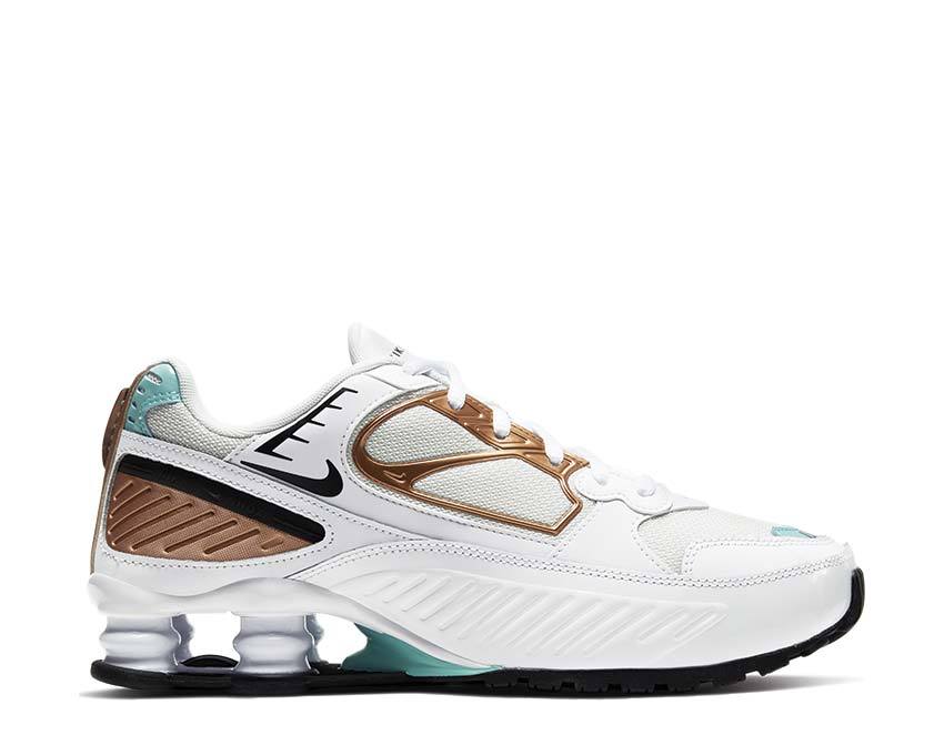 Nike Shox Enigma White / Black - Spruce Aura - Aurora Green BQ9001-100