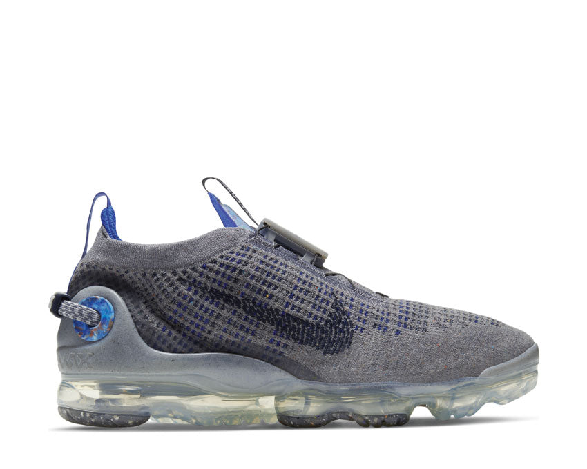 Nike Air Vapormax 2020 Flyknit Particle Grey / Dark Obsidian - Racer Blue CW1765-002