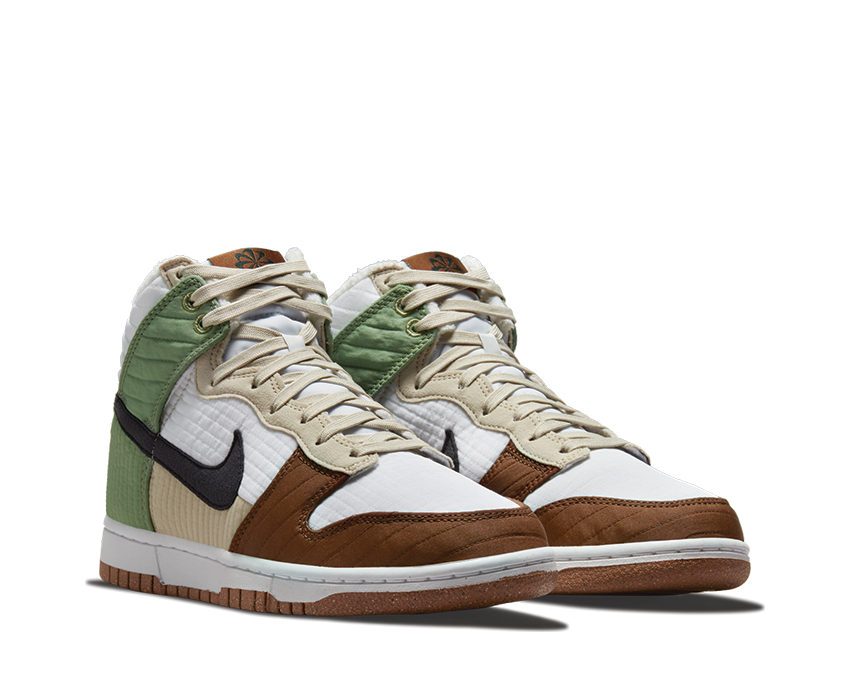 Nike Dunk High LX Summit White / Black - Oil Green - Rattan DN9909-100