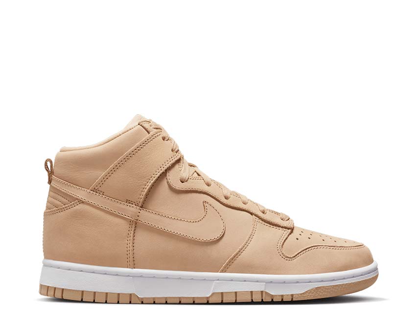 Nike Dunk High Premium Vachetta Tan / Vachetta Tan - White