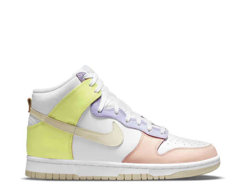 Nike Dunk High White / Cashmere - LT Lemon Twist DD1869-108