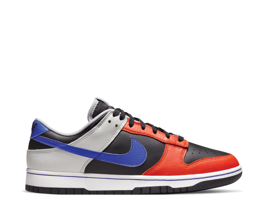 Nike Dunk Low Retro EMB Black / Racer Blue - Grey Fog - Orange DD3363-002