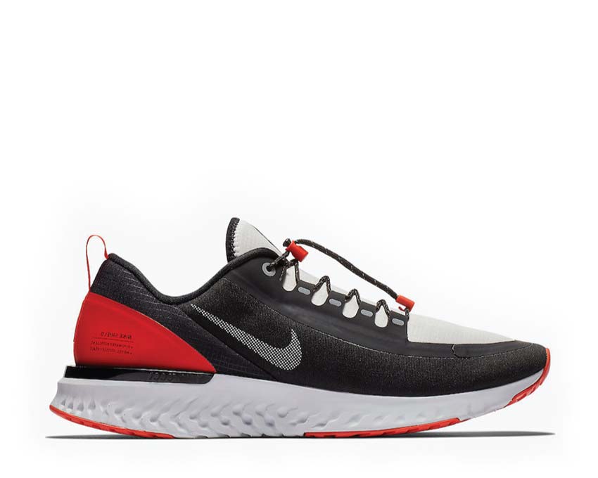 Nike Odyssey React Shield NRG Black Reflect Silver Habanero Red BQ8780-006