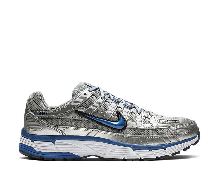 Nike P-6000 Metallic Silver Team Royal White  Black BV1021-001