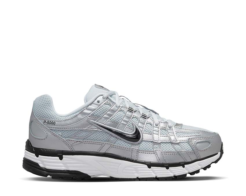 Nike P-6000 WMNS White / Black - Metallic Silver FD9876-101