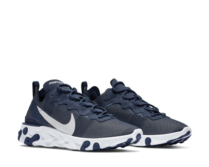 Nike React Element 55 Midnight Navy White BQ6166-401