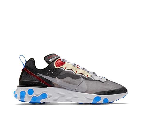 Nike React Element 87 Dark Grey / Photo Blue AQ1090-003