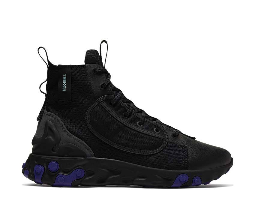 Nike React Ianga Black / Light Aqua - Anthracite - Court Purple AV5555-002