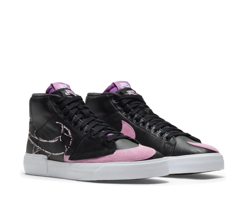 Nike SB Zoom Blazer Mid Edge Black / Pink Rise - White - Purple Nebula DA2189-002