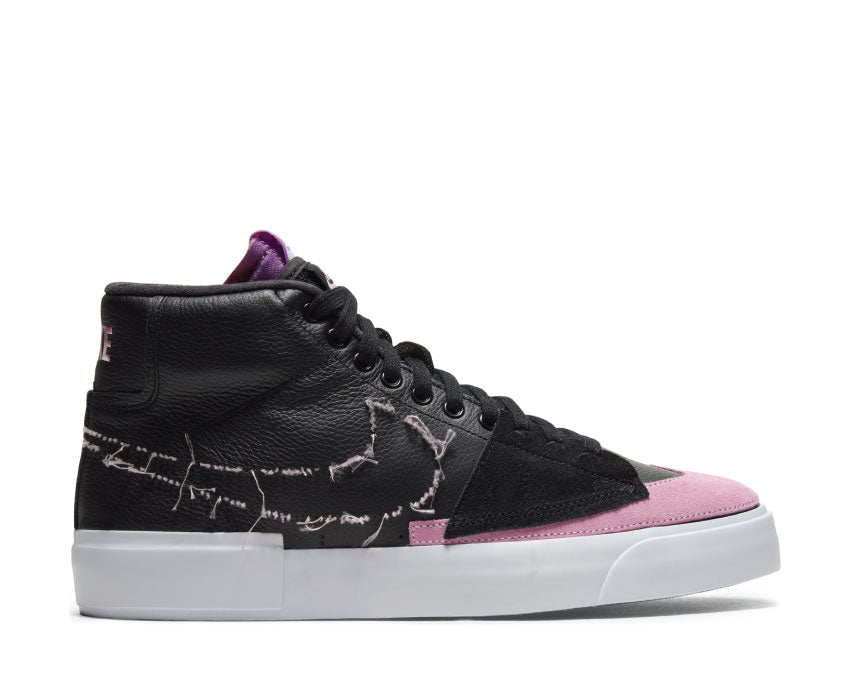 Nike SB Zoom Blazer Mid Edge Black / Pink Rise - White - Purple Nebula DA2189-002