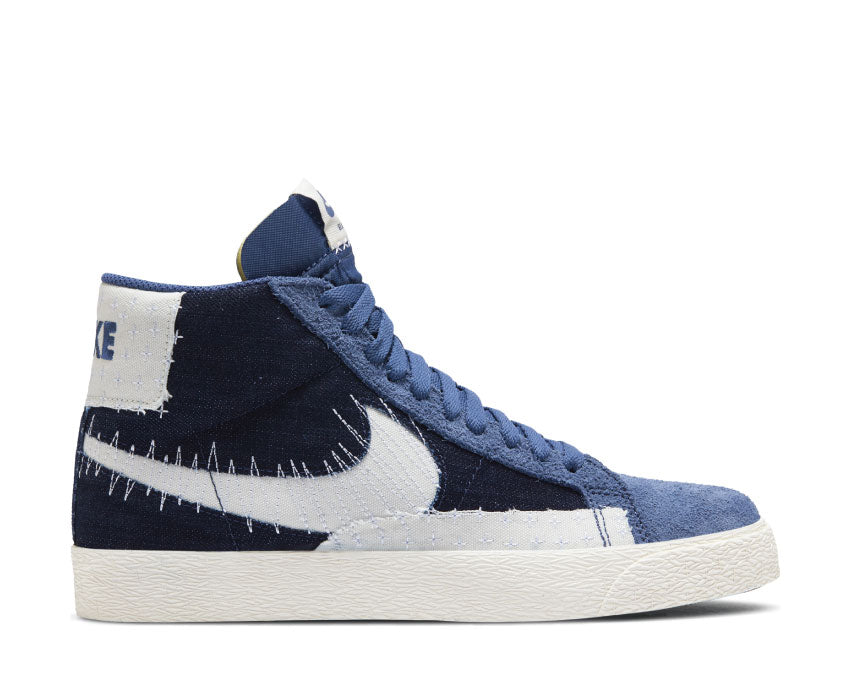 Nike SB Zoom Blazer Mid Premium Mystic Navy / Sail - Sail - Gum Light Brown CT0715-400