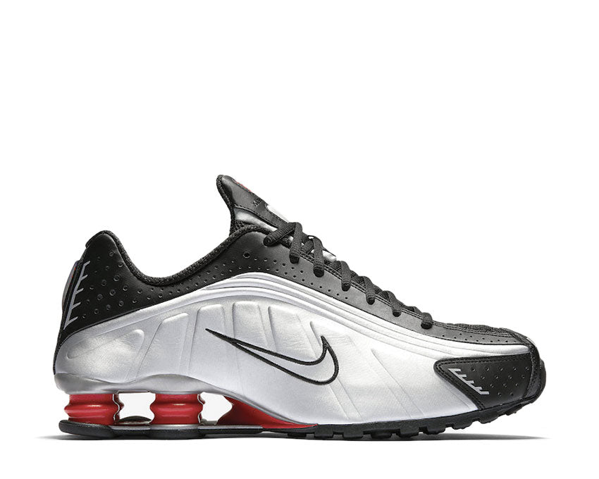 Nike Shox R4 Black Metallic Silver Max Orange BV1111-008