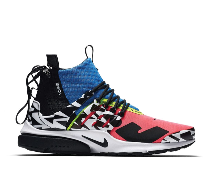 Nike Acronym Air Presto Mid Racer Pink Black Photo Blue White AH7832 600