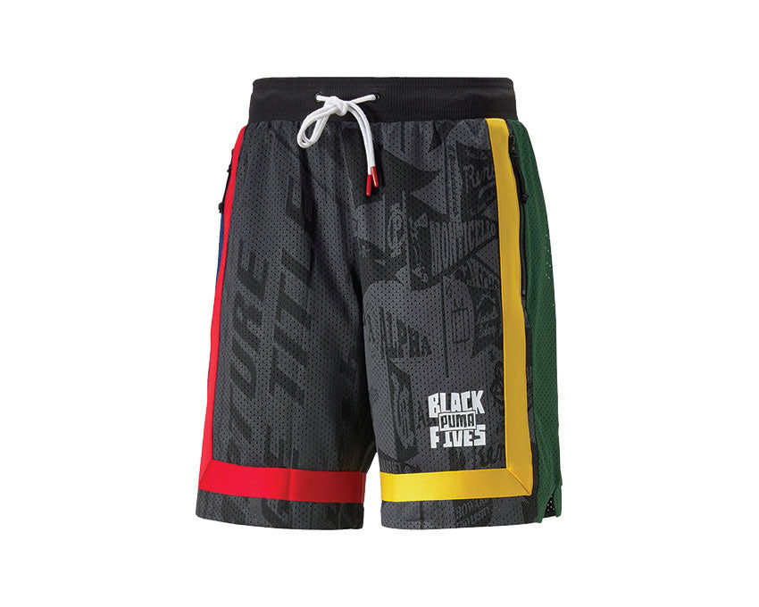 Puma Front Page Shorts Black / Blue Depths 532451 01