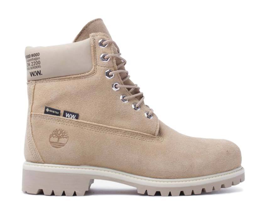 Timberland Wood Wood Premium 6 Inch Boot Waterproof Medium Beige Suede TB0A28N3257